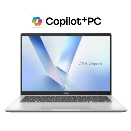 Asus vivobook 14 m1407ga-ly012w 14 copilot+ bærbar computer (sølv | ryzen ai 7 445 | radeon 840m | 16 GB | 512 GD SSD)