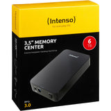 Intenso memory center 3.5, 6 TB ekstern harddisk (sort, USB 3.0)