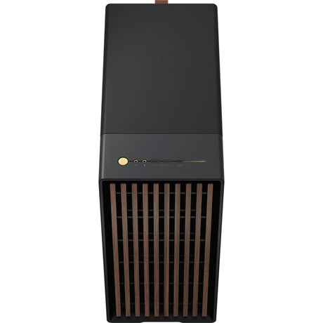 Fractal design nord midi tårnhus (sort træ farve | 2x USB-A | 1x USB-C)