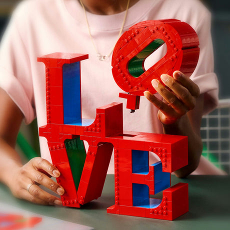 Lego art love boligtilbehør dekorationsbyggesæt til voksne, Valentinsgave - 31214