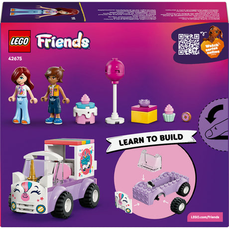 Lego friends 42675 enhjørning kage leveringsbil