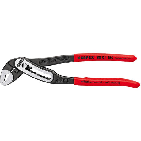 Knipex alligator vandpumpetang 8801180 Svensk vandpumpetang (rød, 180 mm)