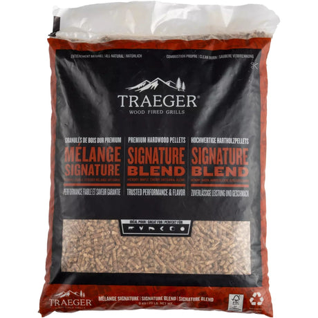 Traeger hårdttræ signatur brændstofpiller (9 kg)