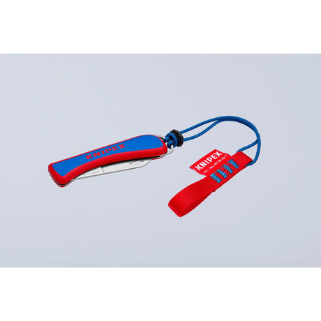 Knipex elektriker lommekniv 16 20 50 sb (rød blå, længde 120 mm)