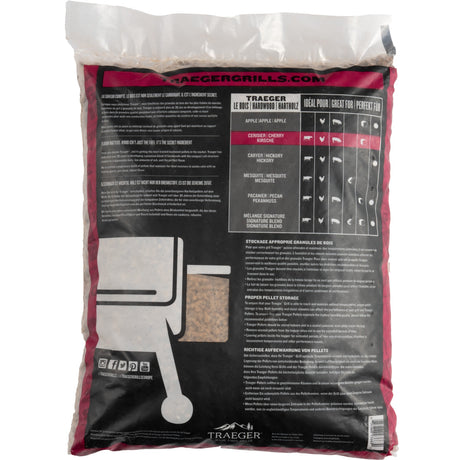 Traeger pellets af hårdttræskirsebærbrændsel (9 kg)