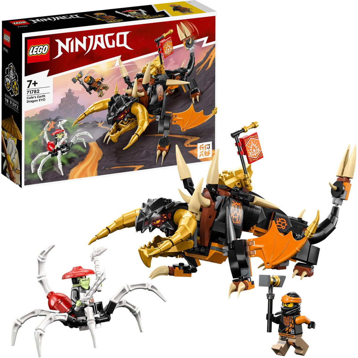 Lego Ninjago - Cole's Earth Dragon EVO Construction Toy (71782)