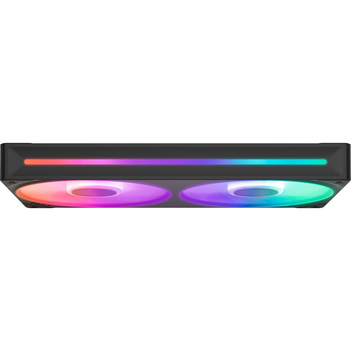 Nzxt f240 rgb core case fans (sort, 2 stk, 240 x 120 x 26 mm)