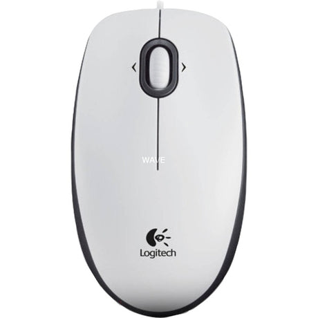 Logitech b100 optisk USB-mus til erhvervslivet (hvid, 800 dpi)