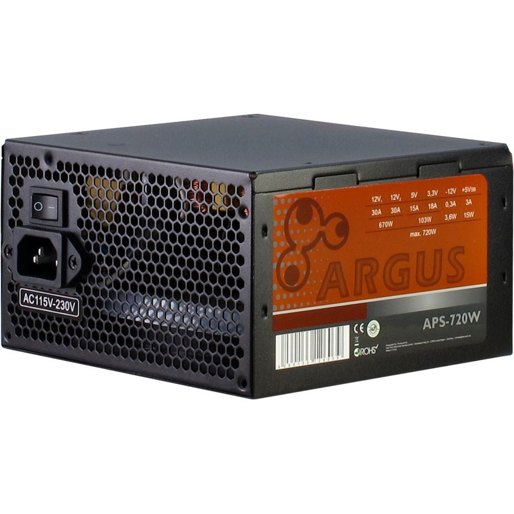 Inter-tech argus aps-720 720 watt strømforsyning (sort, 2x pcie)