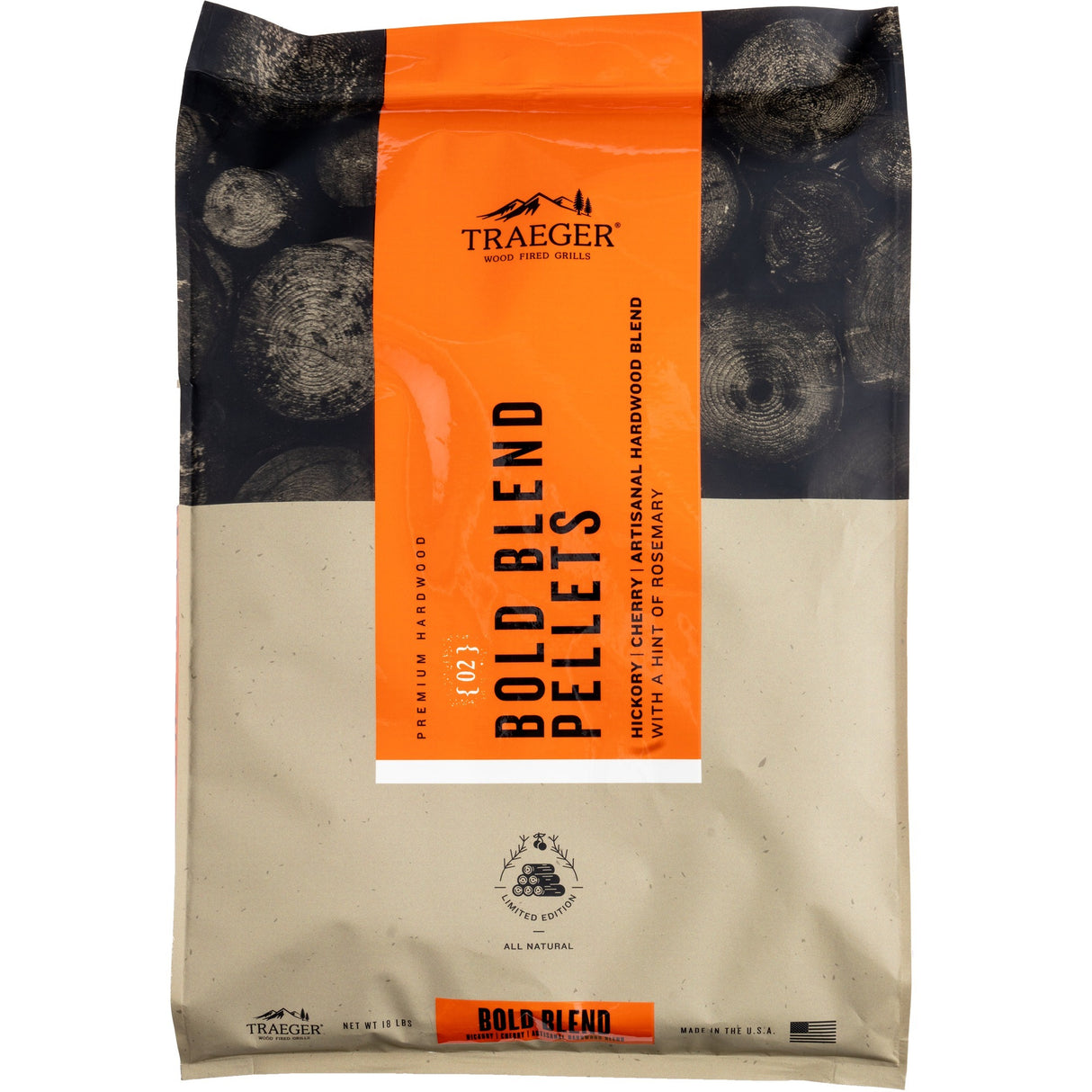 Traeger bold blendt pellets - limited edition brændstof (8 kg)