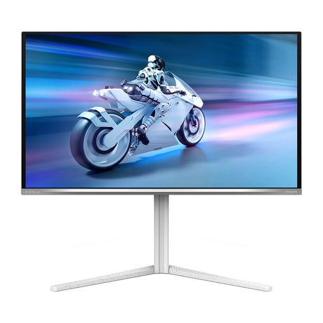 Philips Evnia 6000 27m2n6501l 00 26.5 gaming-skærm (hvid, 2x HDMI, skærmport, USB-A, USB-B, G-sync, 240Hz, QD-OLED)