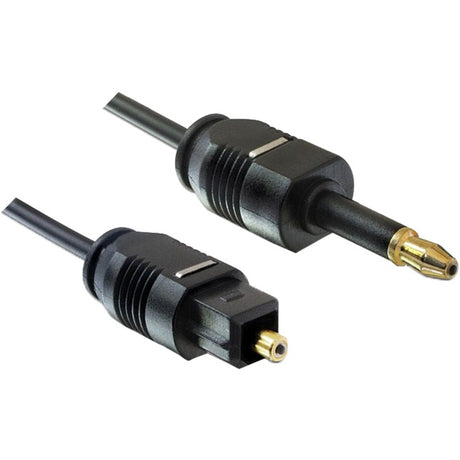 Delock toslink han -> toslink mini 3,5 mm, 2 m kabel (sort, 82876)