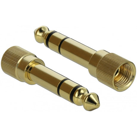 Delock stereostik 3,5 mm 3-benet han > hun forlængerkabel (sort, 2 meter)