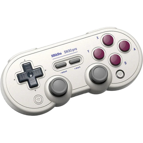 8bitdo sn30 pro gamepad (lysegrå, bluetooth, usb, pc, nintendo switch switch 2)