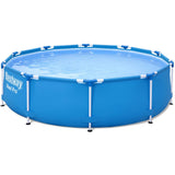Bestway swimmingpool stål pro sæt rund 305 (blå, inkl. filterpumpe (220-240v))