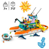 Lego friends - konstruktionslegetøj til søredningsbåd (41734)