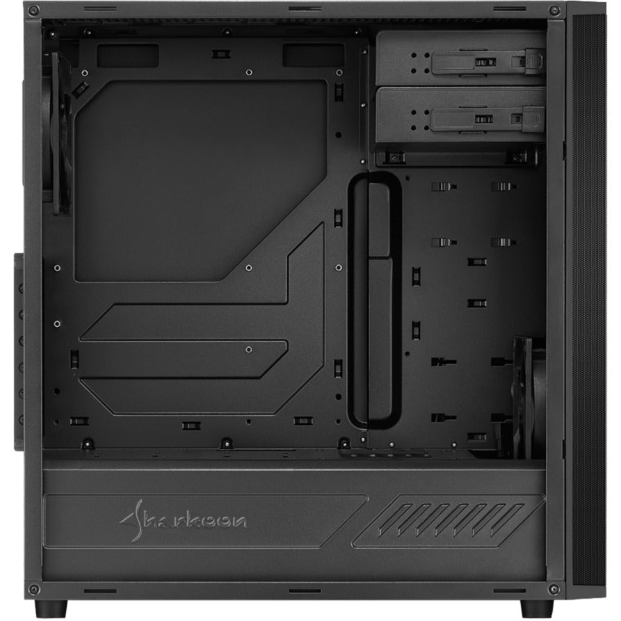 Sharkoon m25-v midi tårnhus (sort | 2x USB-A)