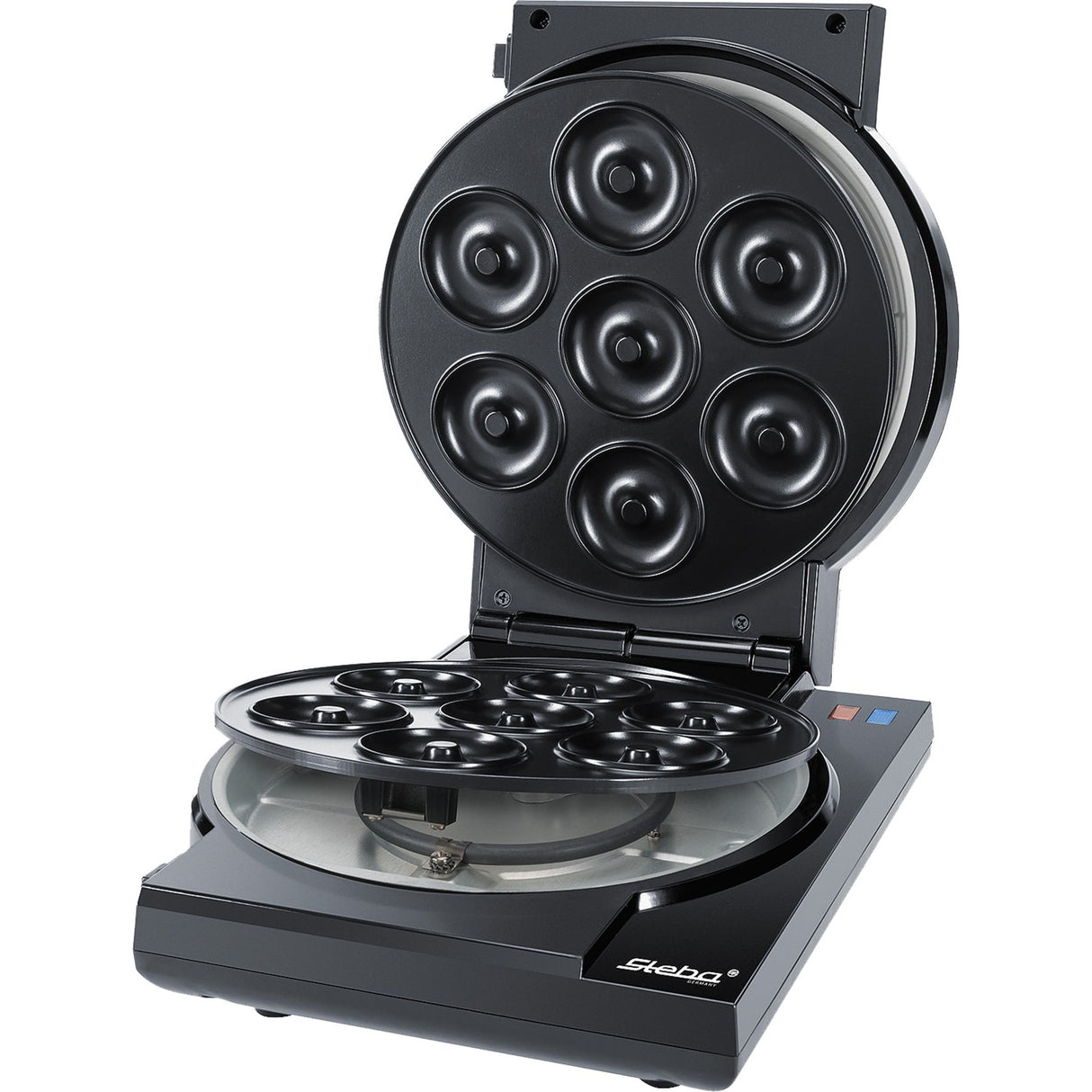 Steba kagemaskine cm 3 doughnut maker (sort sølv)