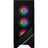 MSI Mag Forge 120A Airflow Midi Tower-hus (sort | 2x USB-A | RGB | Hærdet glas)