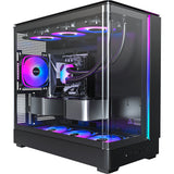 Montech king 15 pro midi tårnhus (sort | 2x USB-A | 1x USB-C | RGB | vindue)