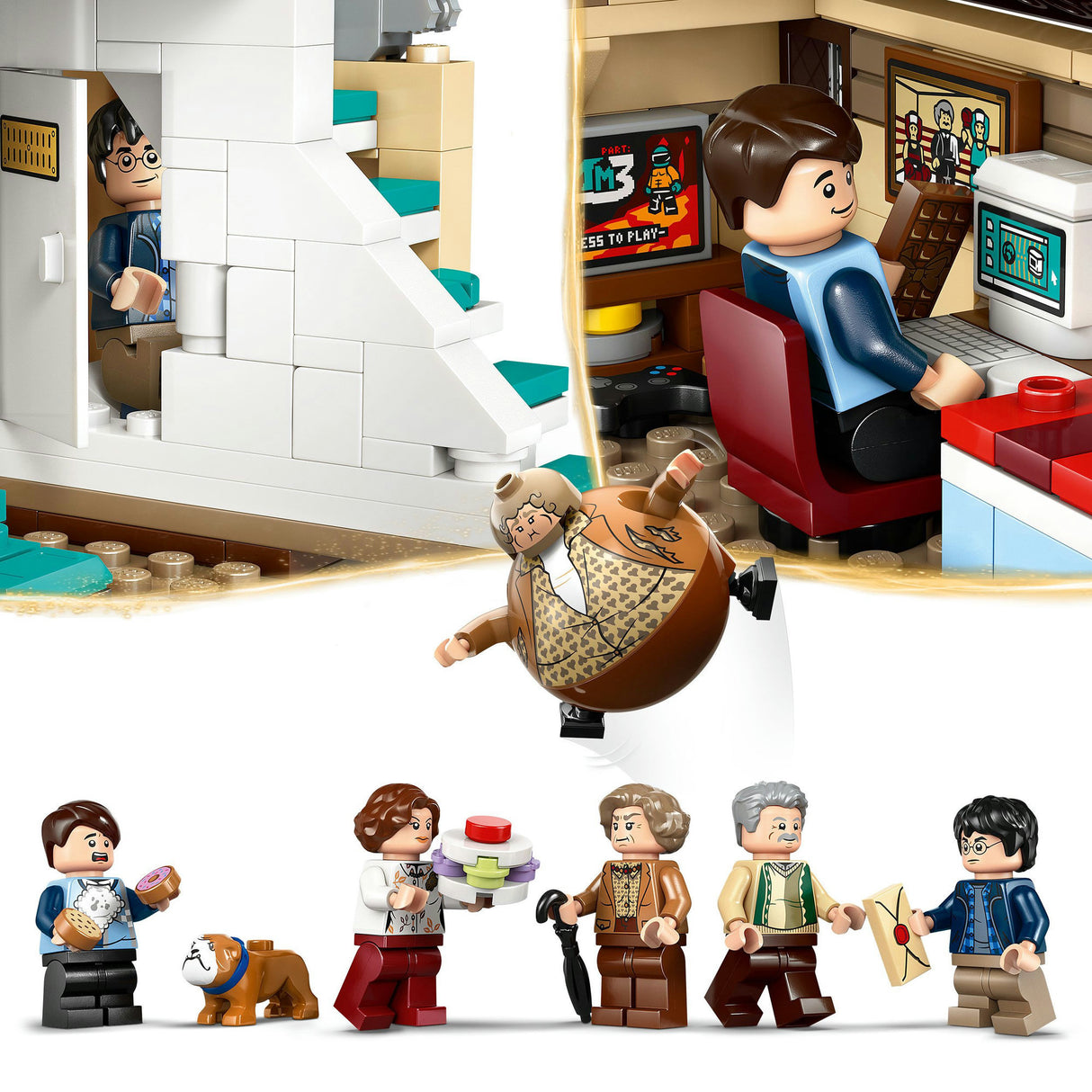 Lego Harry Potter Liguster Drive: Tante Margots besøgsbyggesæt - 76451