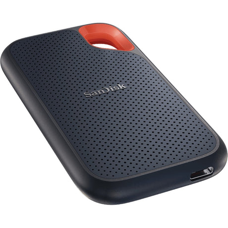 Sandisk extreme portable v2, 1 TB ekstern SSD (sort orange, SDSSDE61-1t00-G25, USB-C)