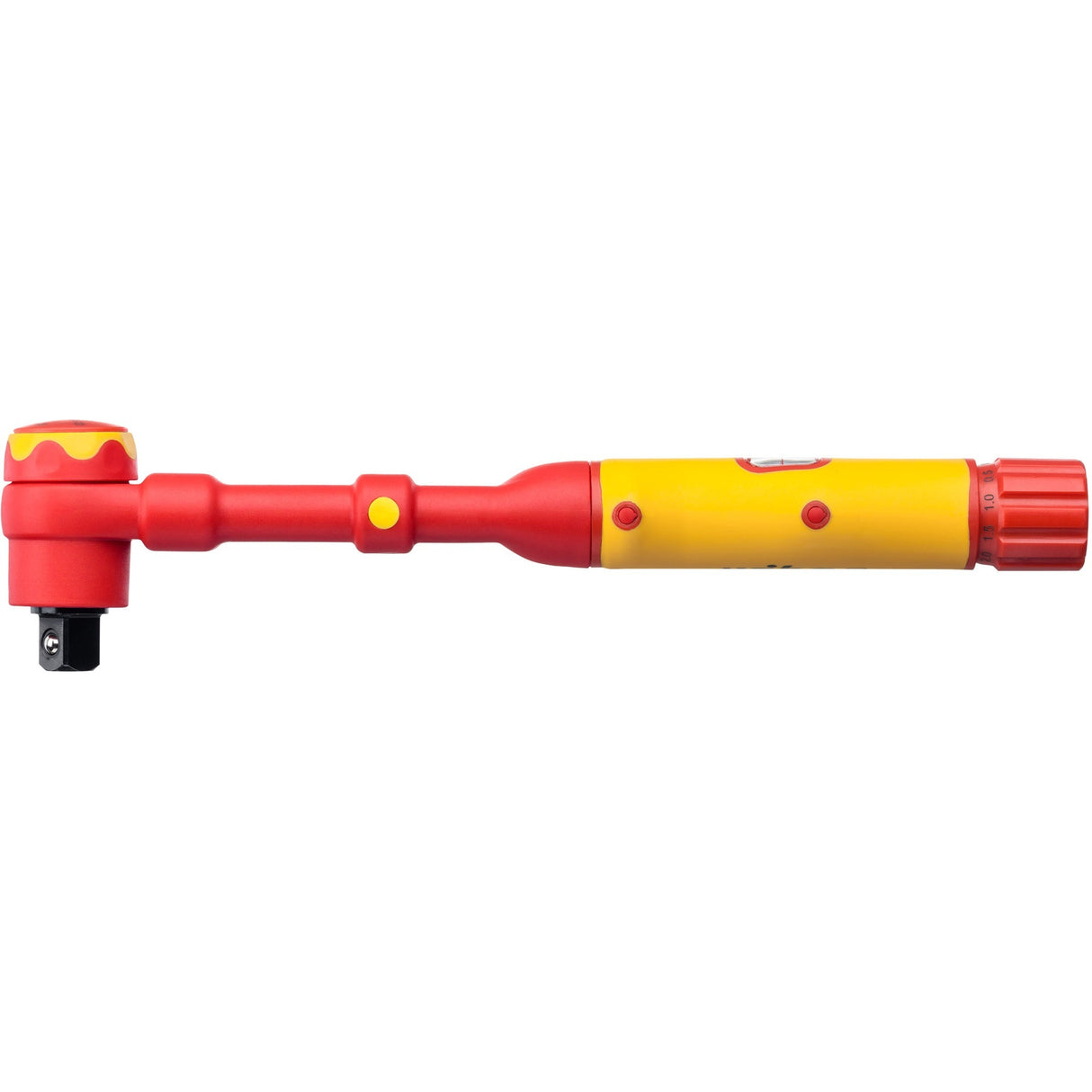 Wiha momentnøgle elektrisk 3 8 momentnøgle (rød gul)