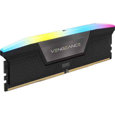 Corsair Vengeance RGB 16 GB DDR5-5200 (2x 8 GB) RAM (sort, cmh16gx5m2b5200c40, udimm, xmp 3.0)