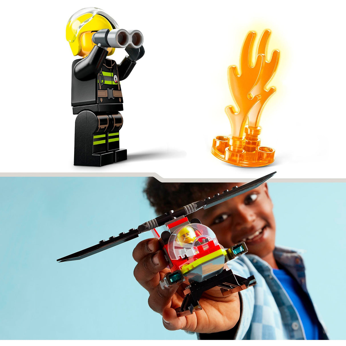 Lego city brandhelikopter - 60411