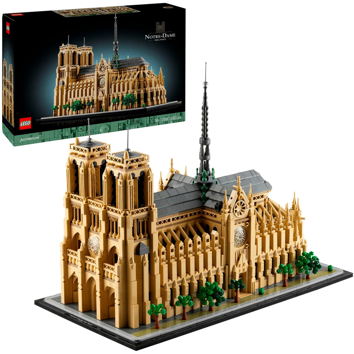 Lego arkitektur notre-dame i paris - 21061