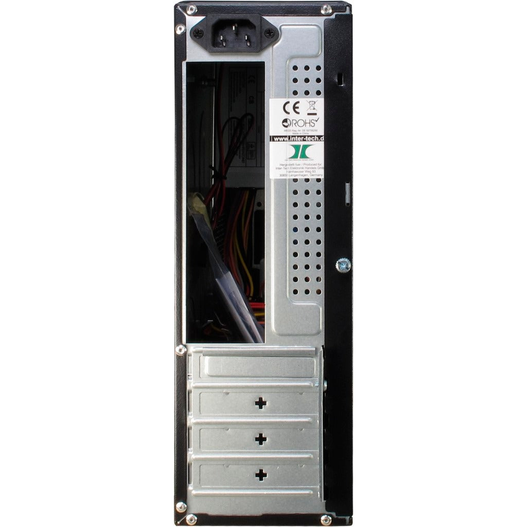 Inter-tech it-607 mini tårnhus (sort | 2x USB-A)