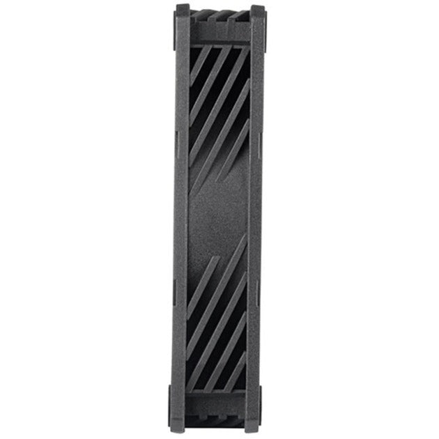 Silverstone shark force 120 kabinet blæser (sort, 120 x 120 x 25 mm, pwm)