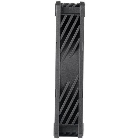 Silverstone shark force 120 kabinet blæser (sort, 120 x 120 x 25 mm, pwm)