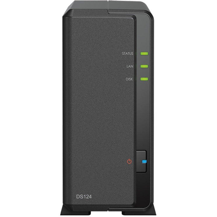 Synology diskstation ds124 nas (sort, USB-A 3.2 (5 GBit s))