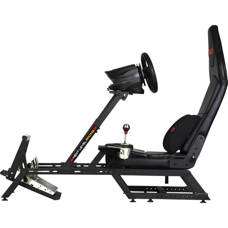 Næste niveau racing f-gt formel og gt simulator cockpit racing simulator (sort (mat))