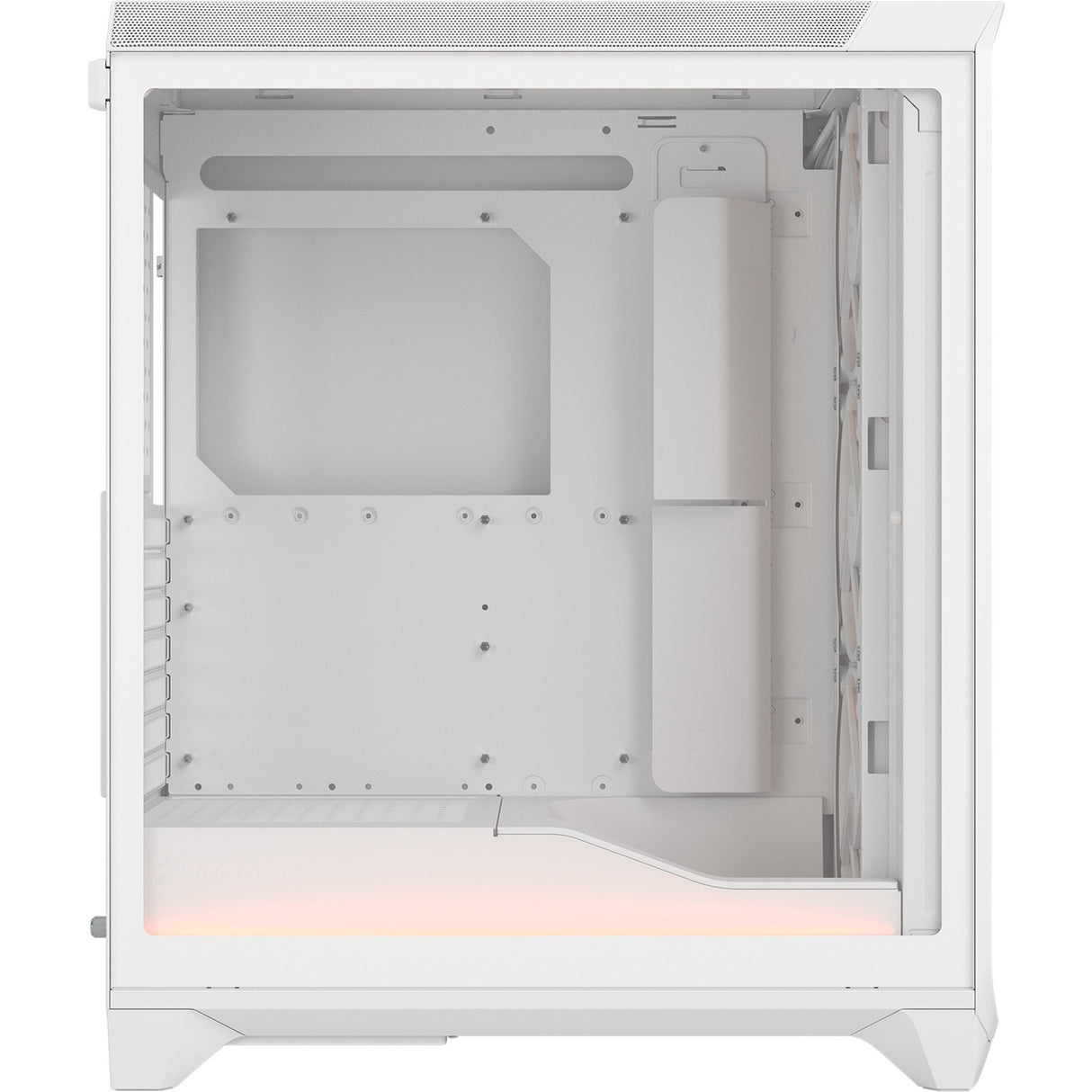 Fractal design meshify 3 ambience pro rgb midi tårnhus (hvid | 2x usb-a | 1x usb-c | rgb | hærdet glas)