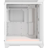 Fractal design meshify 3 ambience pro rgb midi tårnhus (hvid | 2x usb-a | 1x usb-c | rgb | hærdet glas)