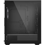 Sharkoon VK2 RGB MIDI Tower-hus (sort | 2x USB-A | RGB | hærdet glas)