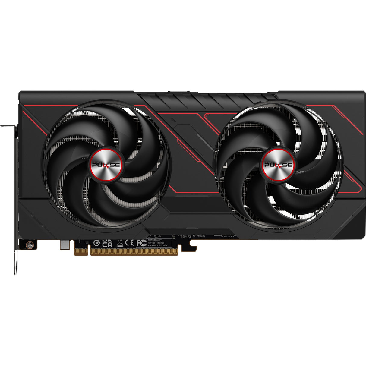 Sapphire Radeon RX 9070 Pulse grafikkort (sort, 2x skærmport, 2x HDMI, RDNA4)