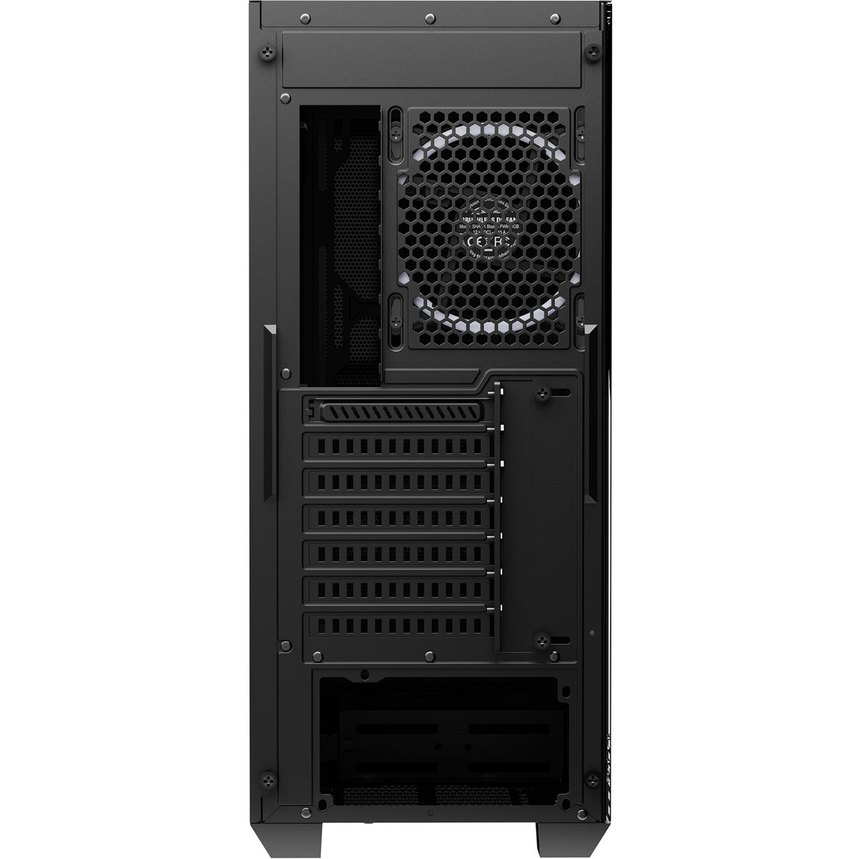 Sharkoon vs8 rgb sort midi tårnhus (sort | 2x usb-a | 1x usb-c | rgb | hærdet glas)