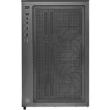 Silverstone lucid 04 mini tårnhus (sort | 2x USB-A | 1x USB-C | RGB | hærdet glas)