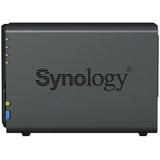 Synology diskstation ds223 nas (sort, 1x 1 GB LAN, 3x USB 3.2 gen 1)