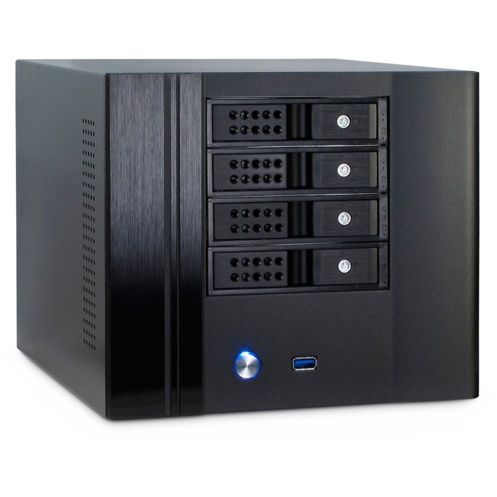 Inter-tech sc-4004 mini tårnhus (sort | 1x USB-A)