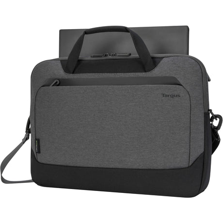Targus cypress 15.6” briefcase with ecosmart laptoptas (grijs)