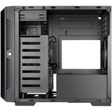Silverstone CS382 mini tårnhus (sort | 2x USB-A | 1x USB-C)