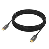 Club 3D Ultra High Speed AOC HDMI 2.1 certificeret ensrettet kabel han-han (sort, 10 meter, 4K 120Hz, 8K 60Hz, 48Gbps)