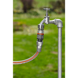 Gardena premium slangetilslutning 13 mm (1 2 ) - 15 mm (5 8 ) (grå sølv, 18255-50)