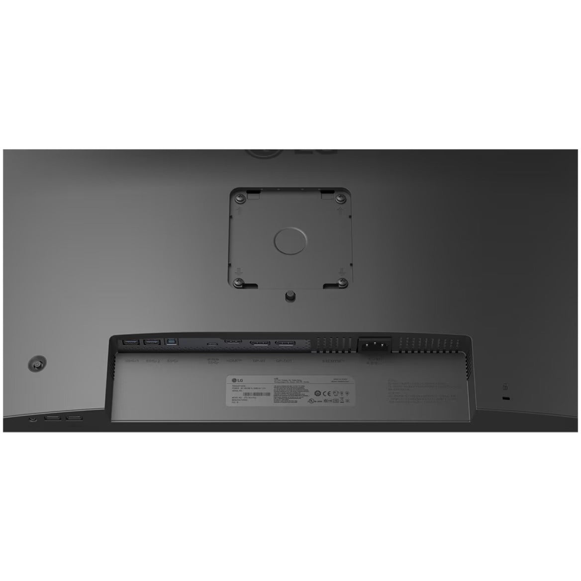 LG 27ba650 27 skærm (sort, HDMI, skærmport, lyd, USB-C)