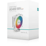 Deepcool AG400 WH ARGB CPU-køler (hvid)