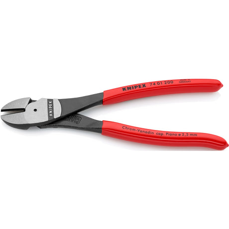 Knipex 74 01 200 elektrisk sideskæretang poleret plast 200mm